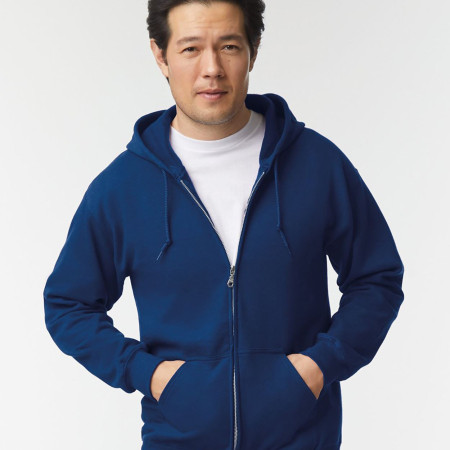 GD58 18600 Heavy Full Zip Hooded Sweat image 1