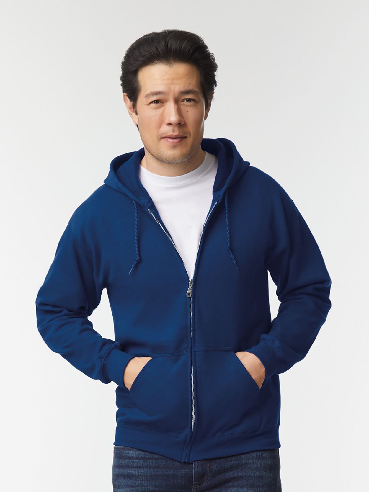 GD58 18600 Heavy Full Zip Hooded Sweat image 1