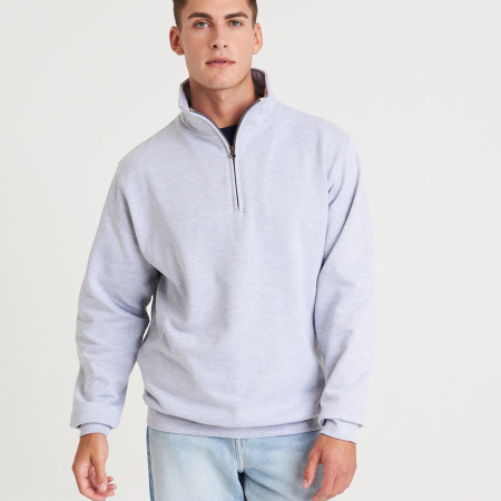 JH046 Zip Neck Sweatshirt image 1