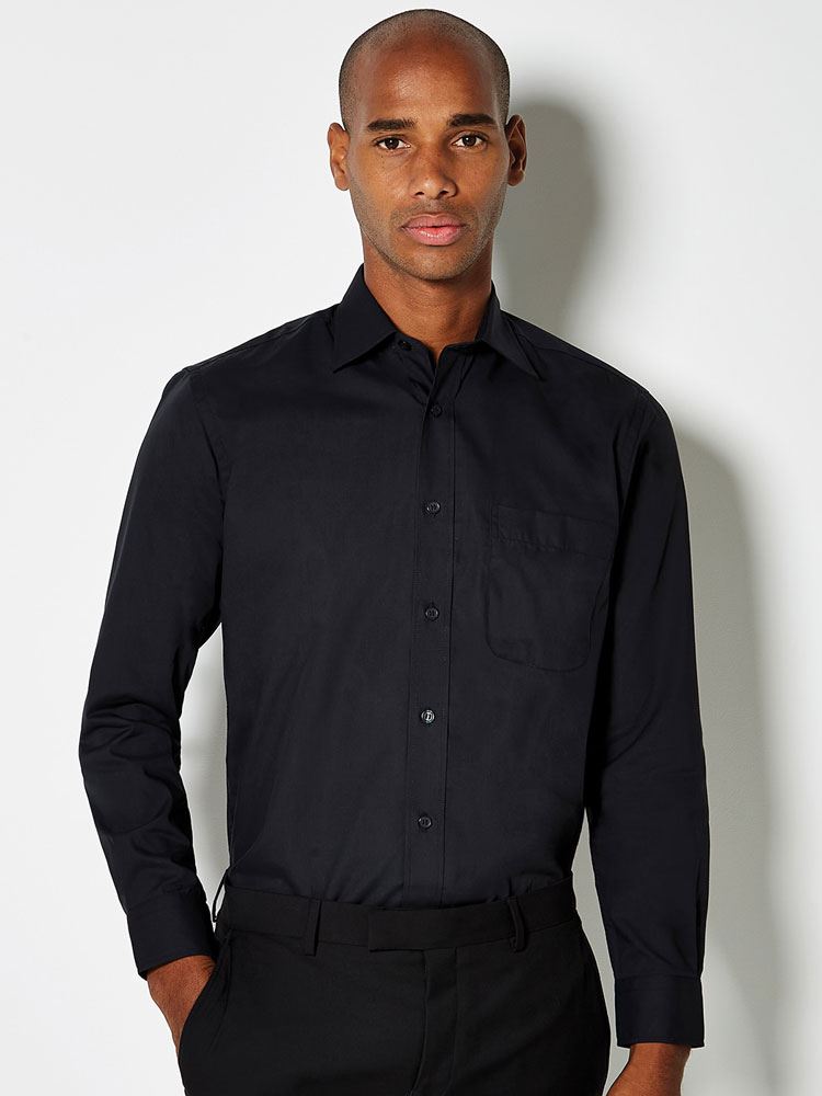 KK104 Men's Long Sleeve Business Shirt image 1