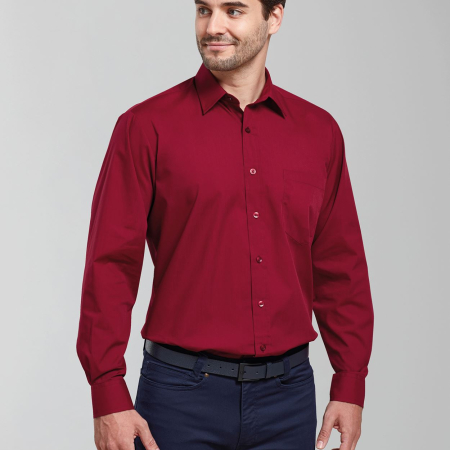 PR200 Long Sleeve Poplin Shirt image 1