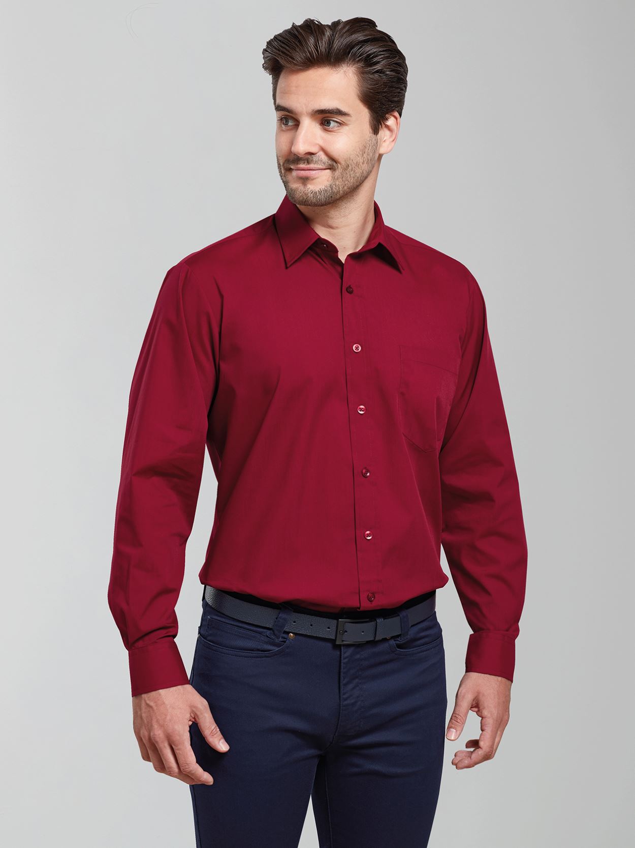PR200 Long Sleeve Poplin Shirt image 1