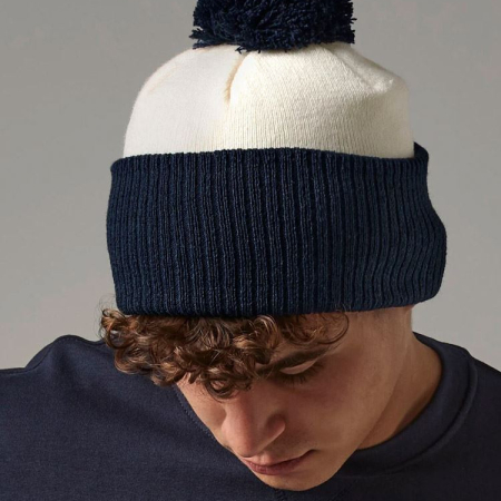 B451 Snowstar Two Tone Beanie image 1
