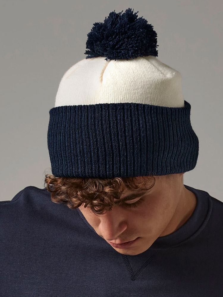B451 Snowstar Two Tone Beanie image 1