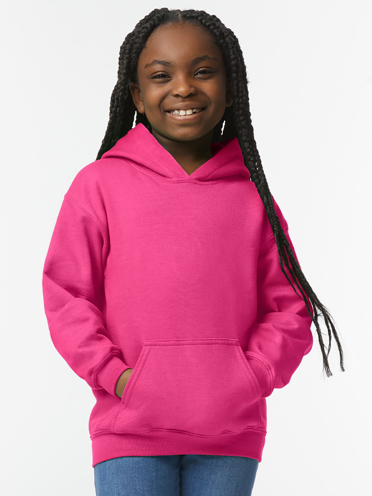 GD57B 18500B Heavy Blend Youth Hooded Sweatshirt image 4