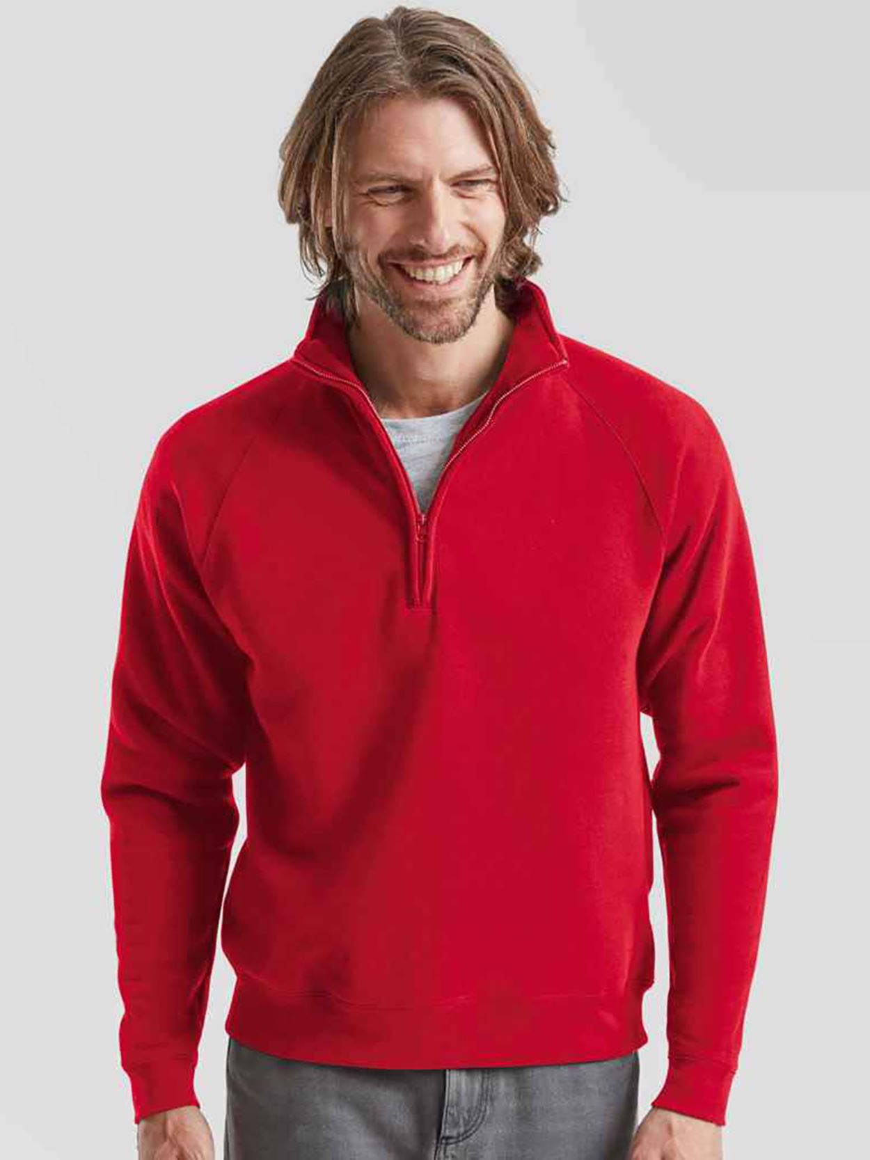 SSE17/62032/SS108/SS830 Zip Neck Premium Sweatshirt image 3