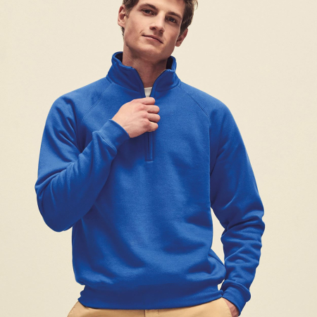 SSE17/62032/SS108/SS830 Zip Neck Premium Sweatshirt image 1