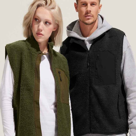 04041 Unisex Fury Sherpa Bodywarmer image 1