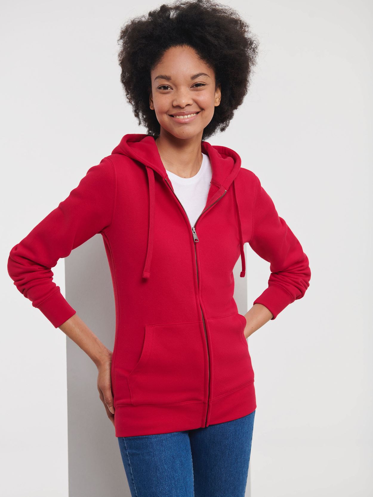 266F Russell Ladies Authentic Zipped Hoodie image 1