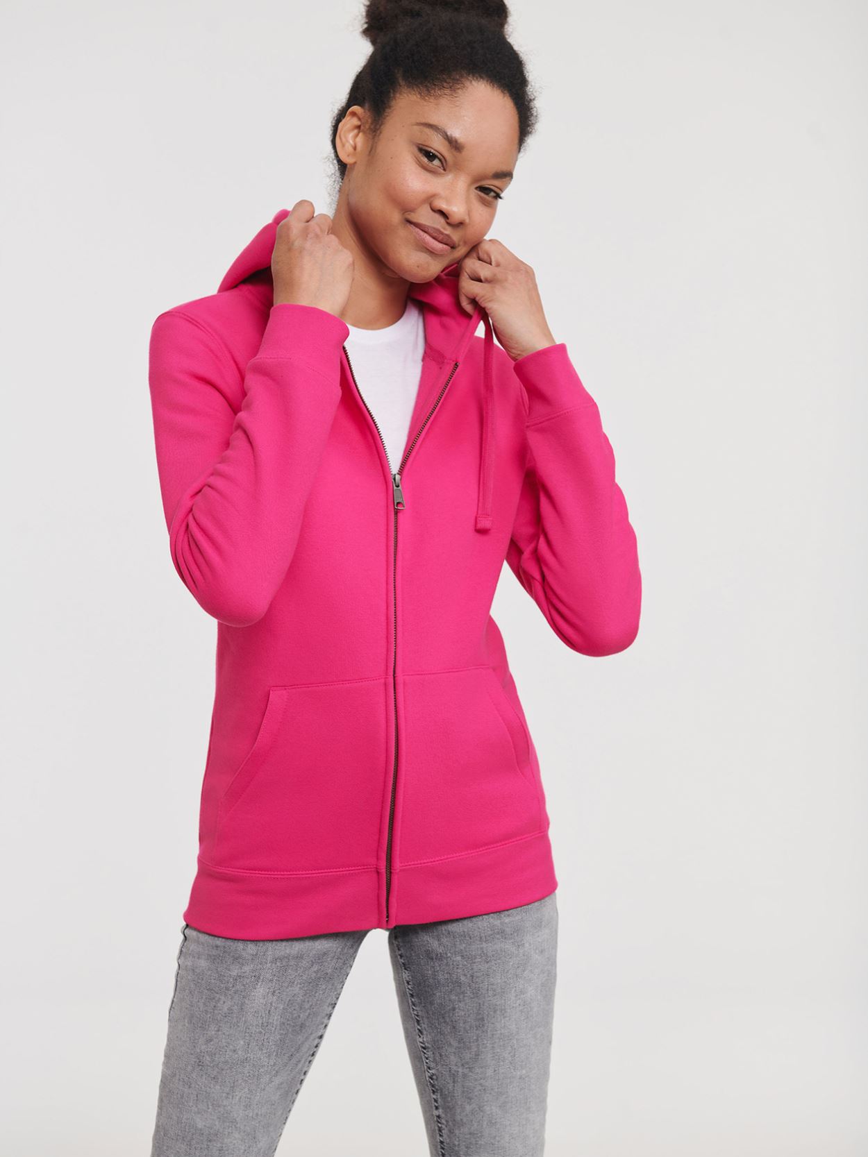 266F Russell Ladies Authentic Zipped Hoodie image 3