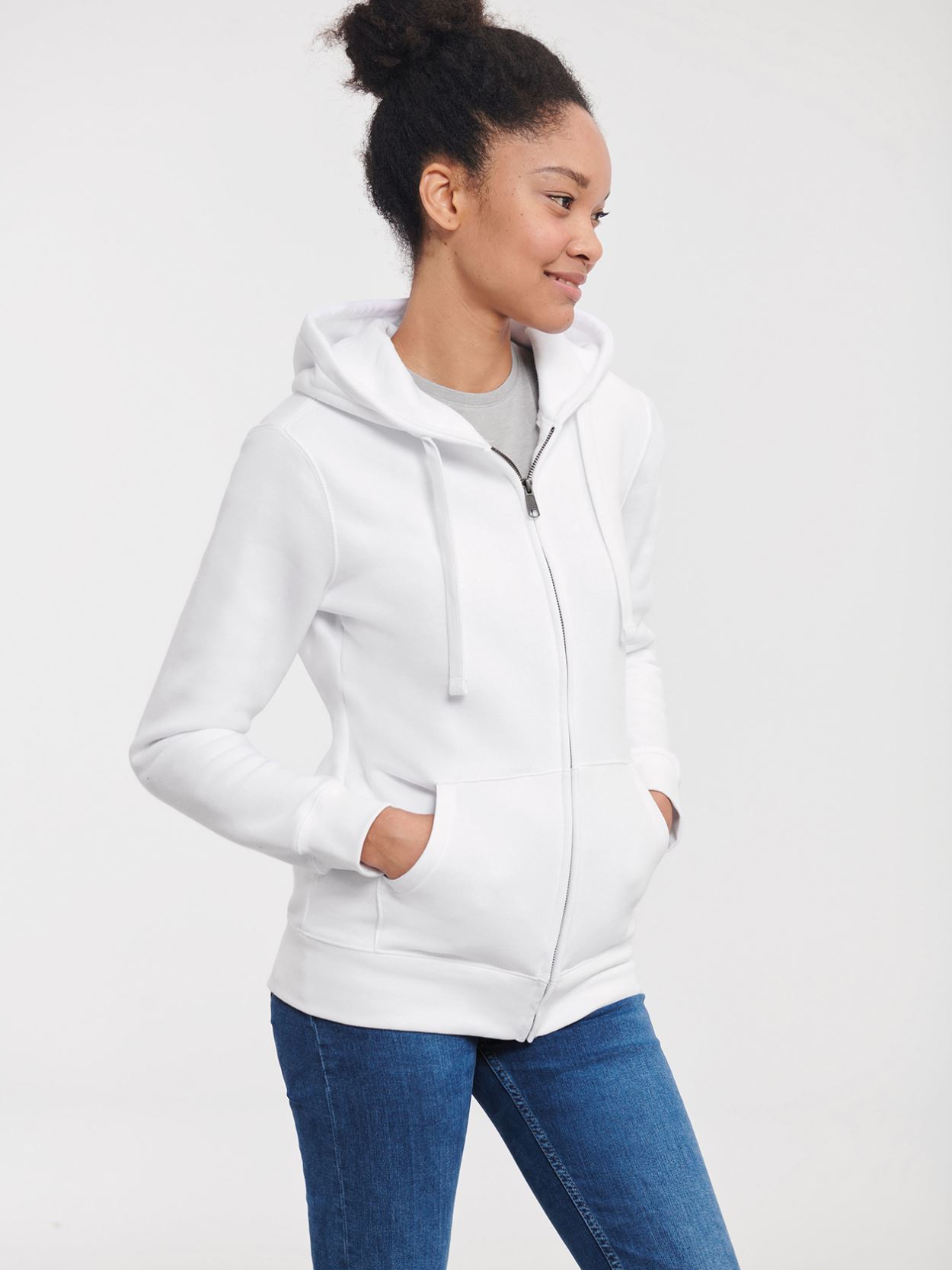 266F Russell Ladies Authentic Zipped Hoodie image 4