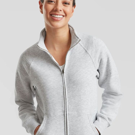 62116 Lady Fit Sweat Jacket image 1