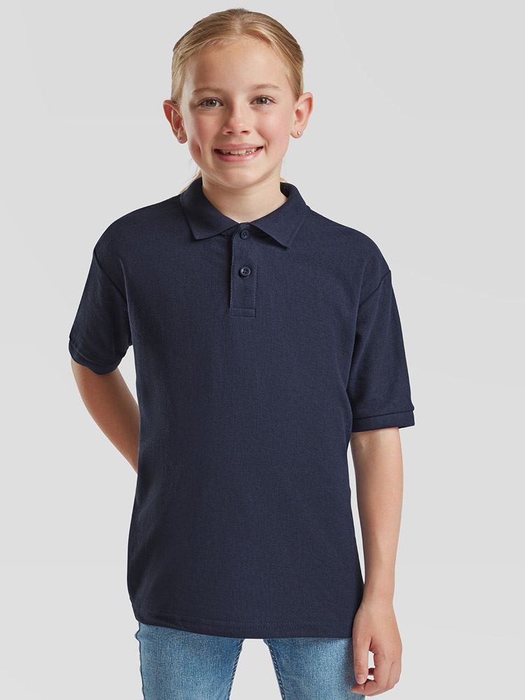 63417 SS417 F63417 Children's 65/35 Pique Polo image 1