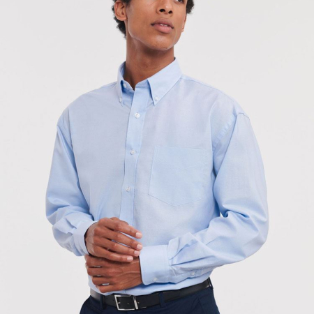 932M Men's Long Sleeve Easy Care Oxford Shirt image 1