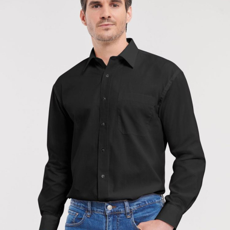936M Russell Collection L/S Pure Cotton Shirt image 1