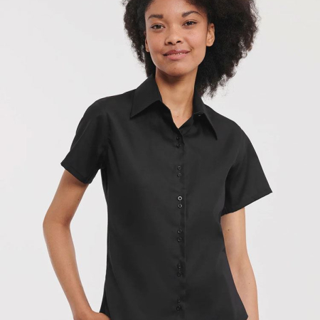 957F Ladies Short Sleeve Ultimate Non Iron Luxury Shirt image 1