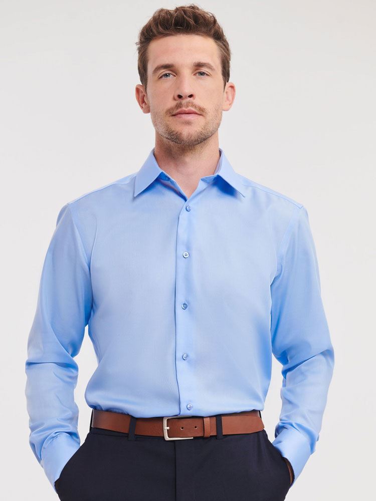 958M Men's Long Sleeve Tailored Ultimate Non Iron Shirt image 2