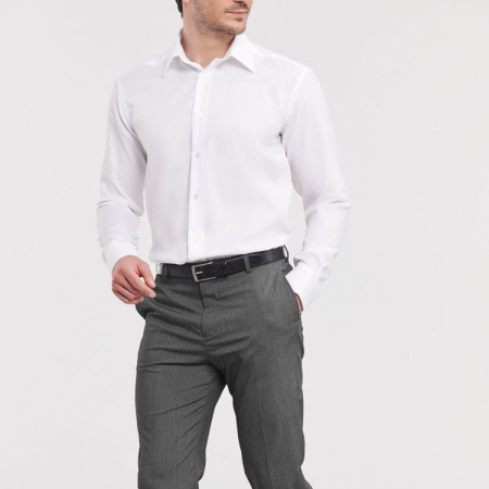 958M Men's Long Sleeve Tailored Ultimate Non Iron Shirt image 1