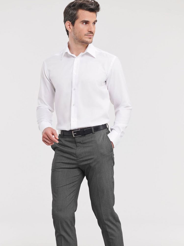 958M Men's Long Sleeve Tailored Ultimate Non Iron Shirt image 1