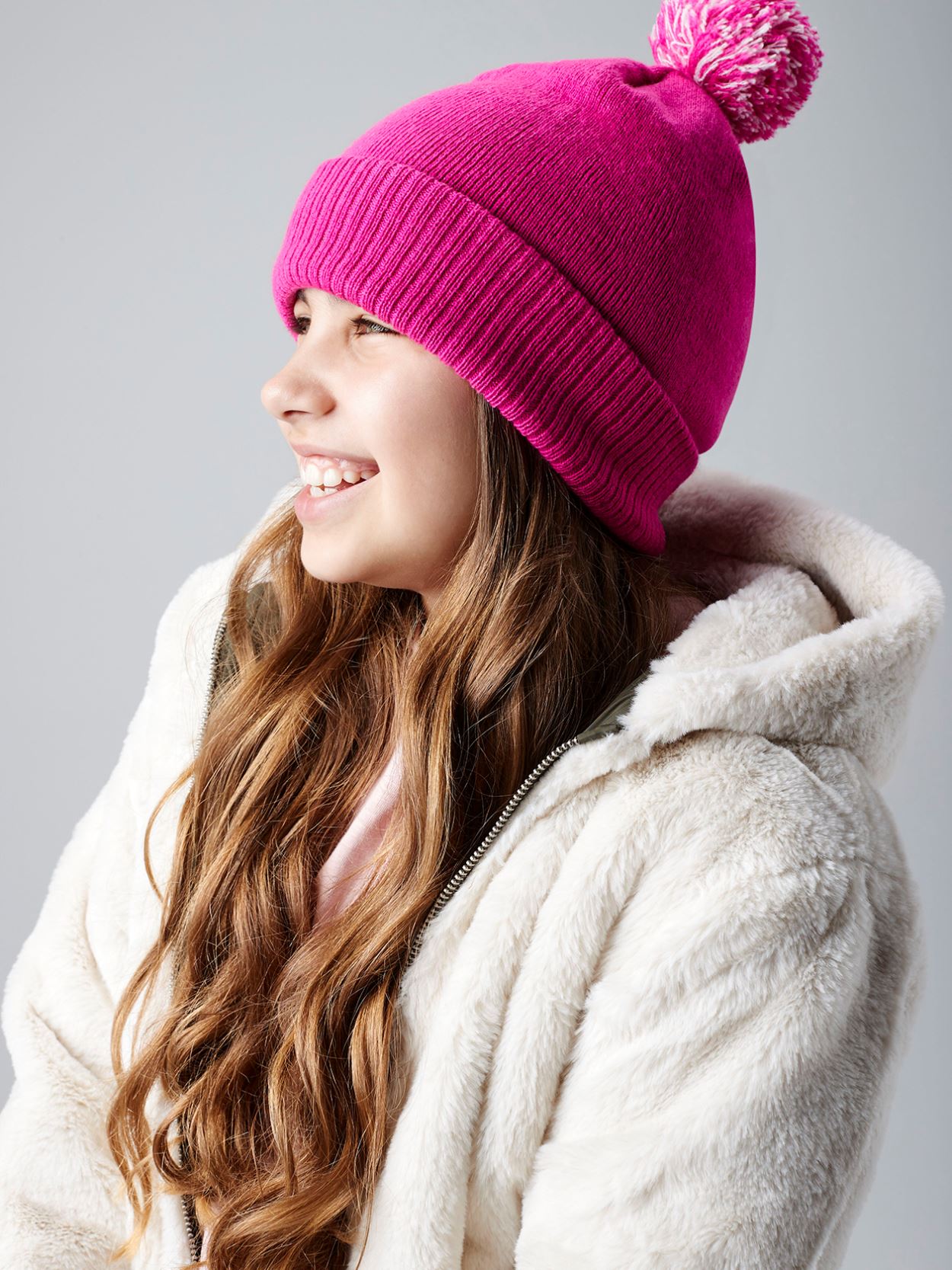 B450B Beechfield Junior Snowstar Beanie image 1