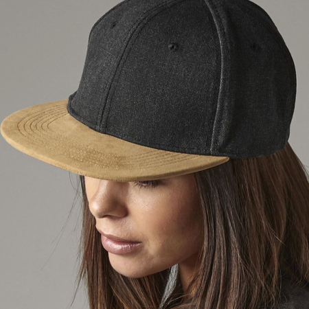 B668 Suede Peak Snapback image 1