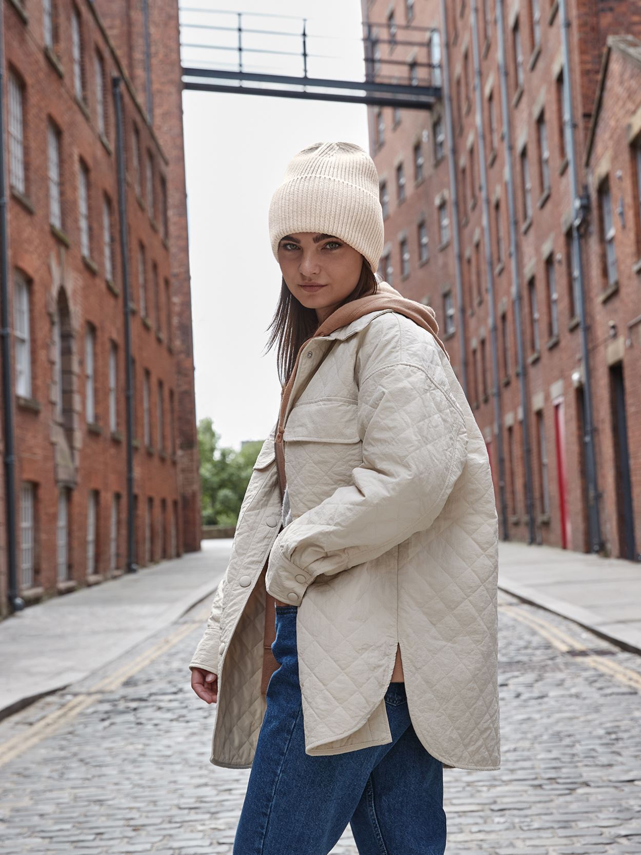 BB384R/B384R Recycled Oversized Cuffed Beanie image 5