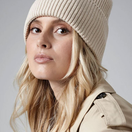 BB384R/B384R Recycled Oversized Cuffed Beanie image 1
