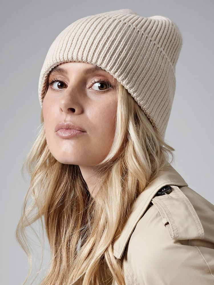 BB384R/B384R Recycled Oversized Cuffed Beanie image 1