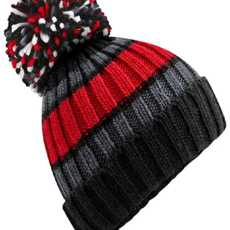 BB392 Hygge Striped Beanie image 1