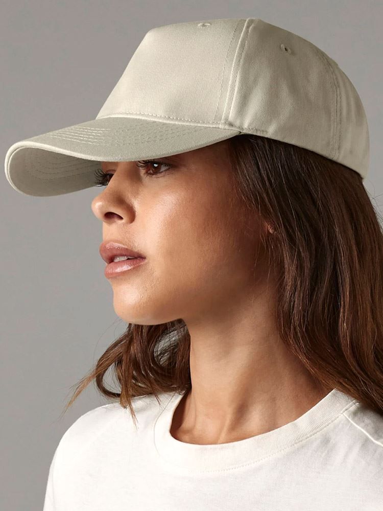 BB62N Organic Cotton 5 Panel Cap image 1