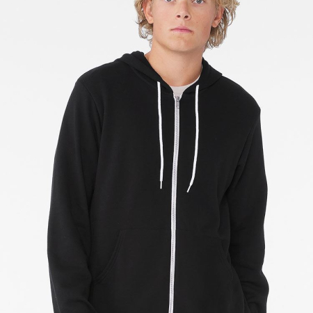 CA3739 CLEARANCE Unisex Zip Up Polycotton Fleece Hoodie image 1