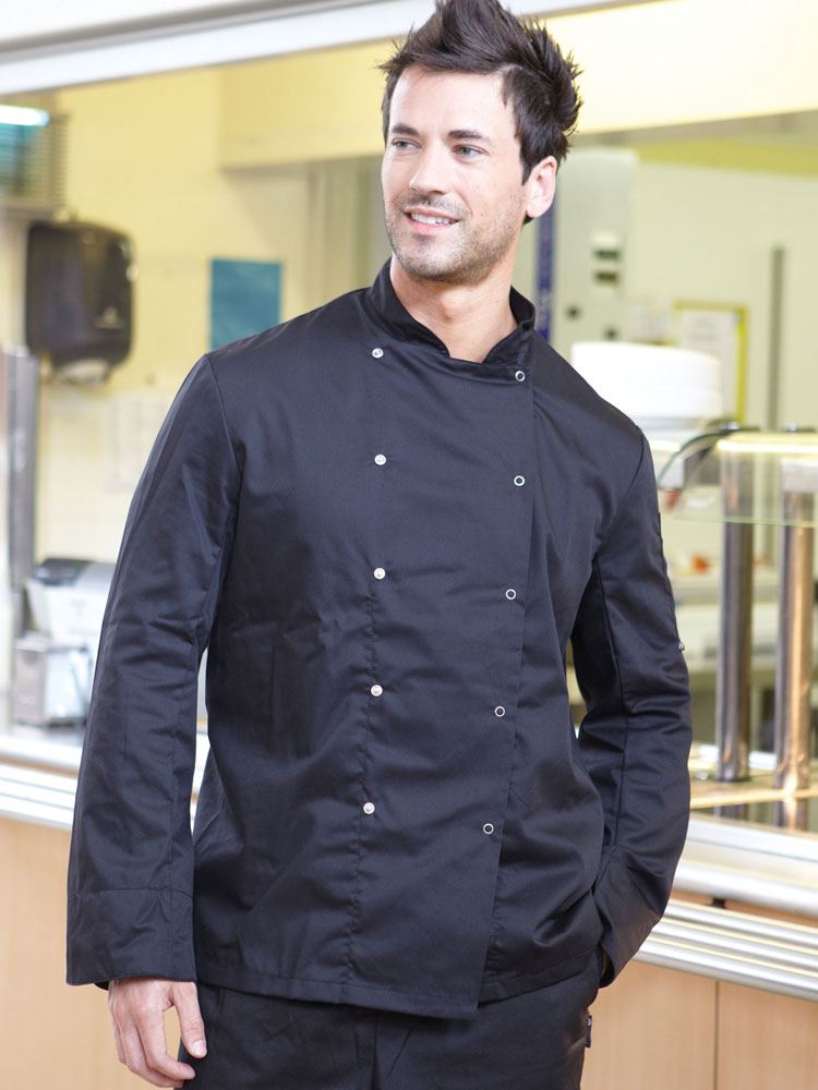DD08C Economy Long Sleeve Chef's Jacket image 1