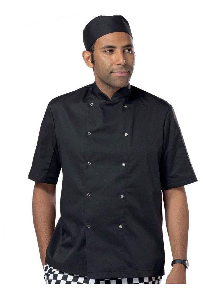 DD08CS Economy Short Sleeve Chef's Jacket image 1