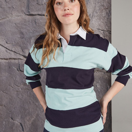 FR8 Sewn Stripe L/S Rugby Shirt image 1