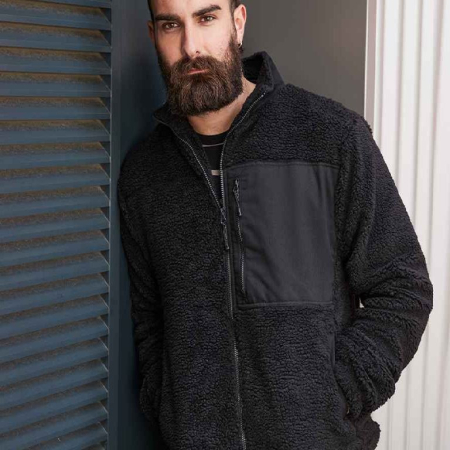 FR854 Recycled Sherpa Fleece Jacket image 1