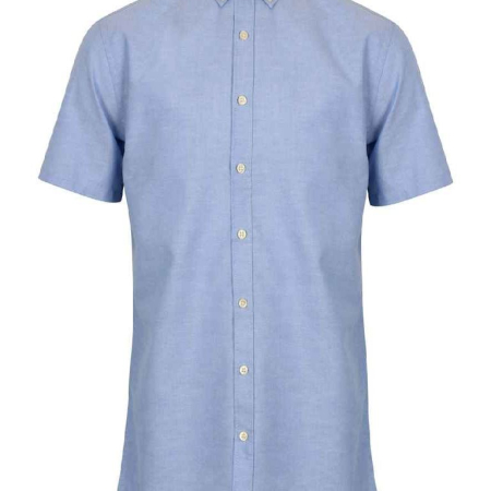 H517R/HB517 Modern Short Sleeve Regular Fit Oxford Shirt image 1