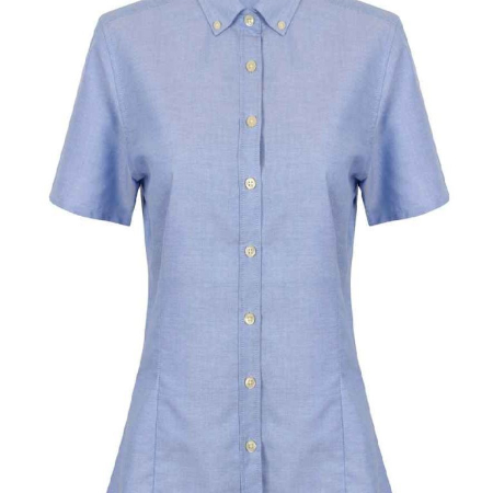 H518R/HB518 Modern Short Sleeve Regular Fit Oxford Shirt image 1