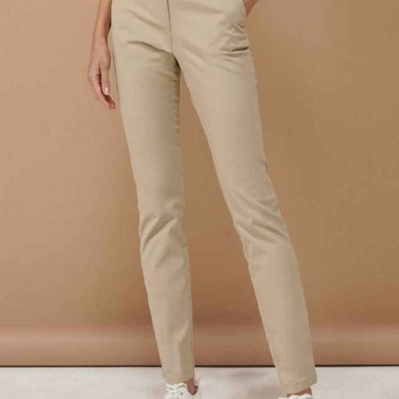 H651 Ladies Stretch Chino Trousers image 1