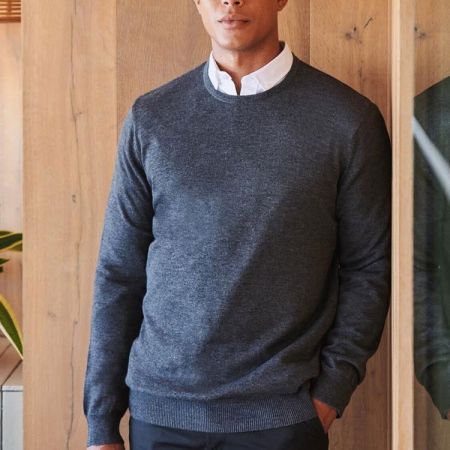 H725 Mens Crew Neck Jumper image 1