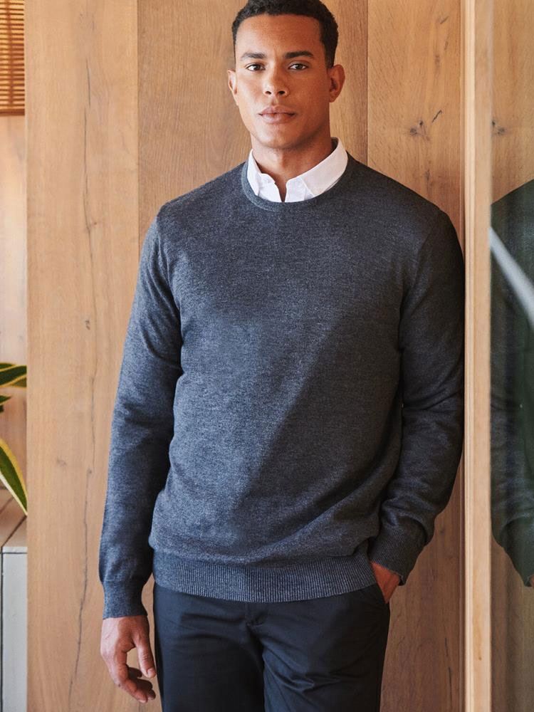 H725 Mens Crew Neck Jumper image 1