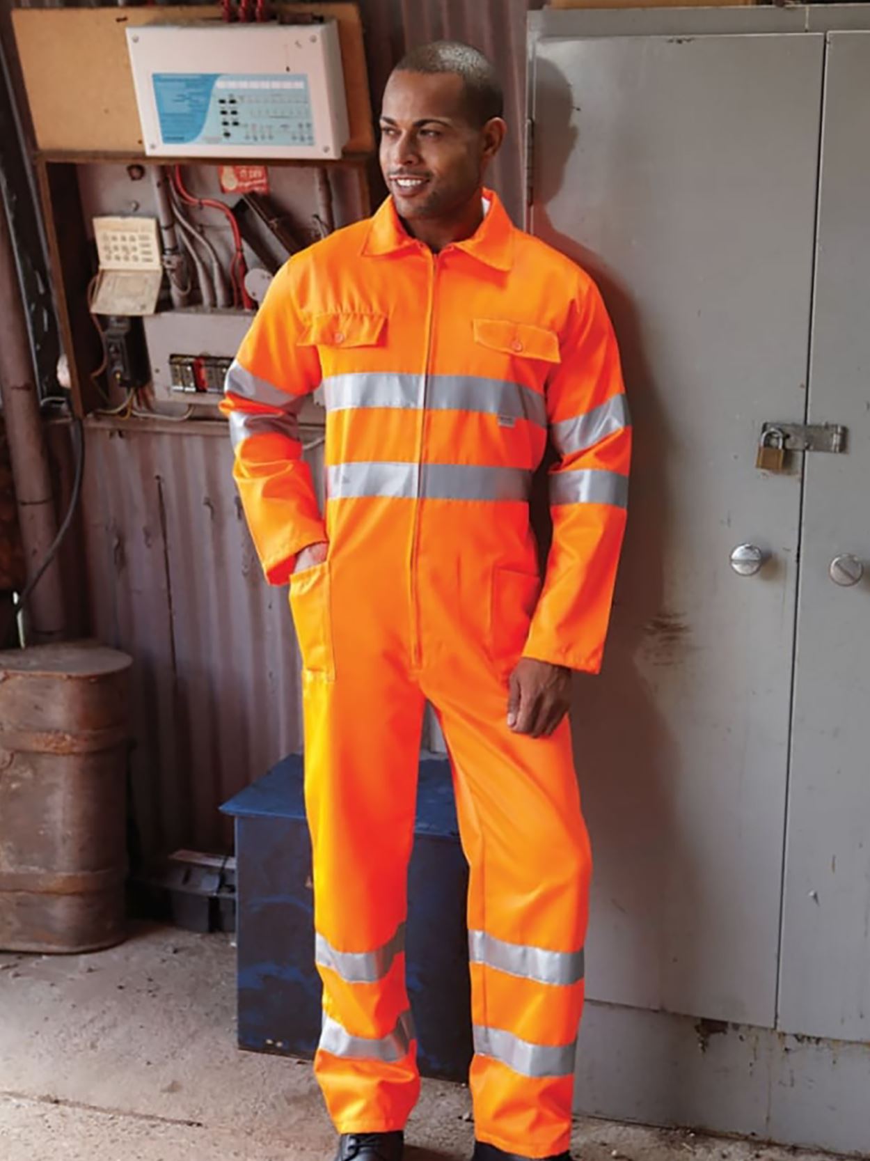HV058 3M Hi Vis Polycotton Coverall image 2