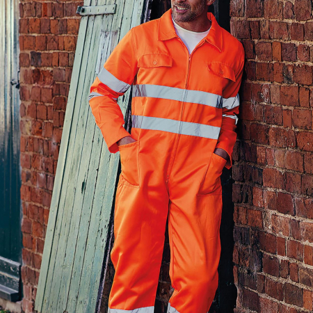 HV058 3M Hi Vis Polycotton Coverall image 1