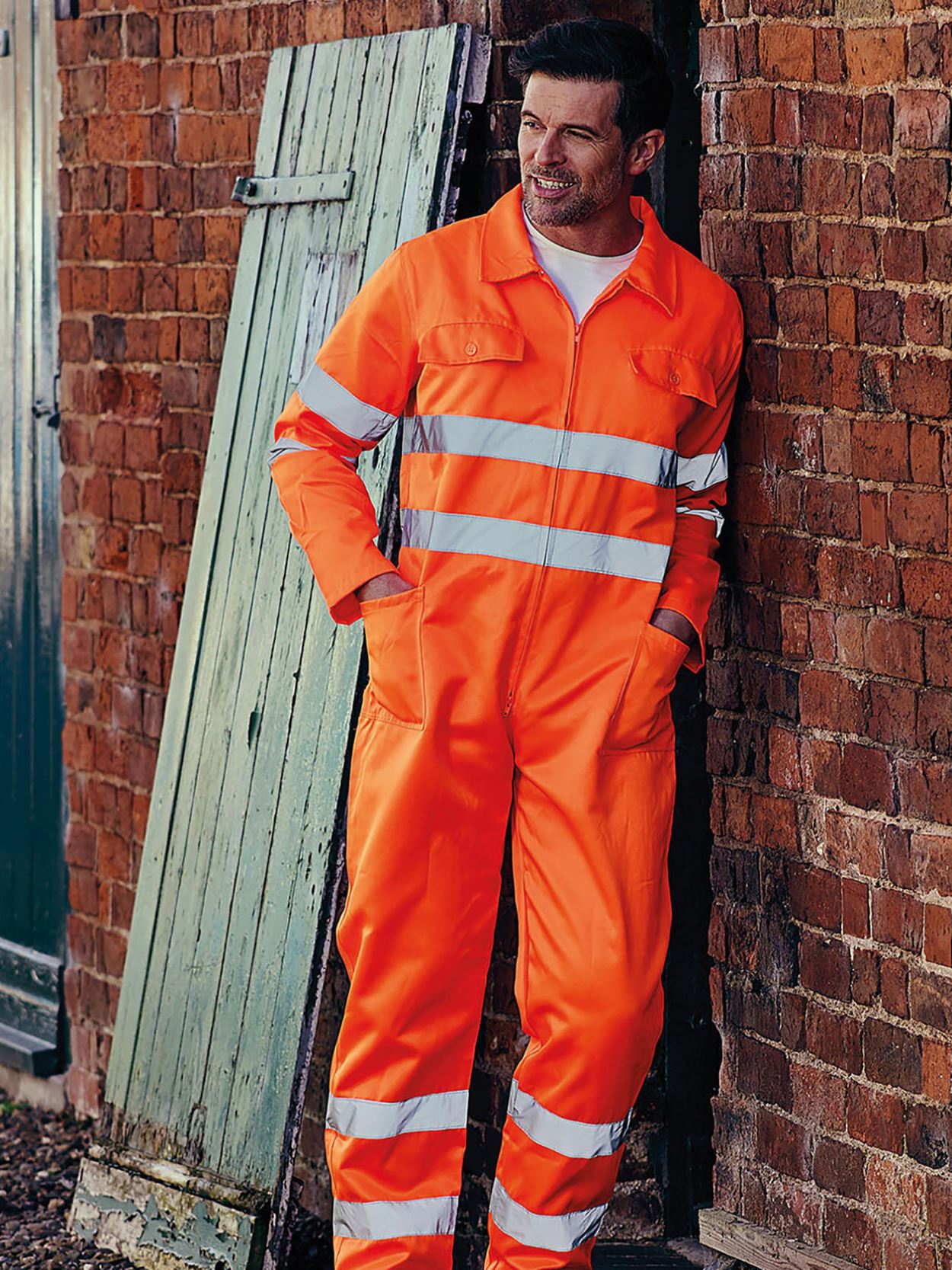 HV058 3M Hi Vis Polycotton Coverall image 1