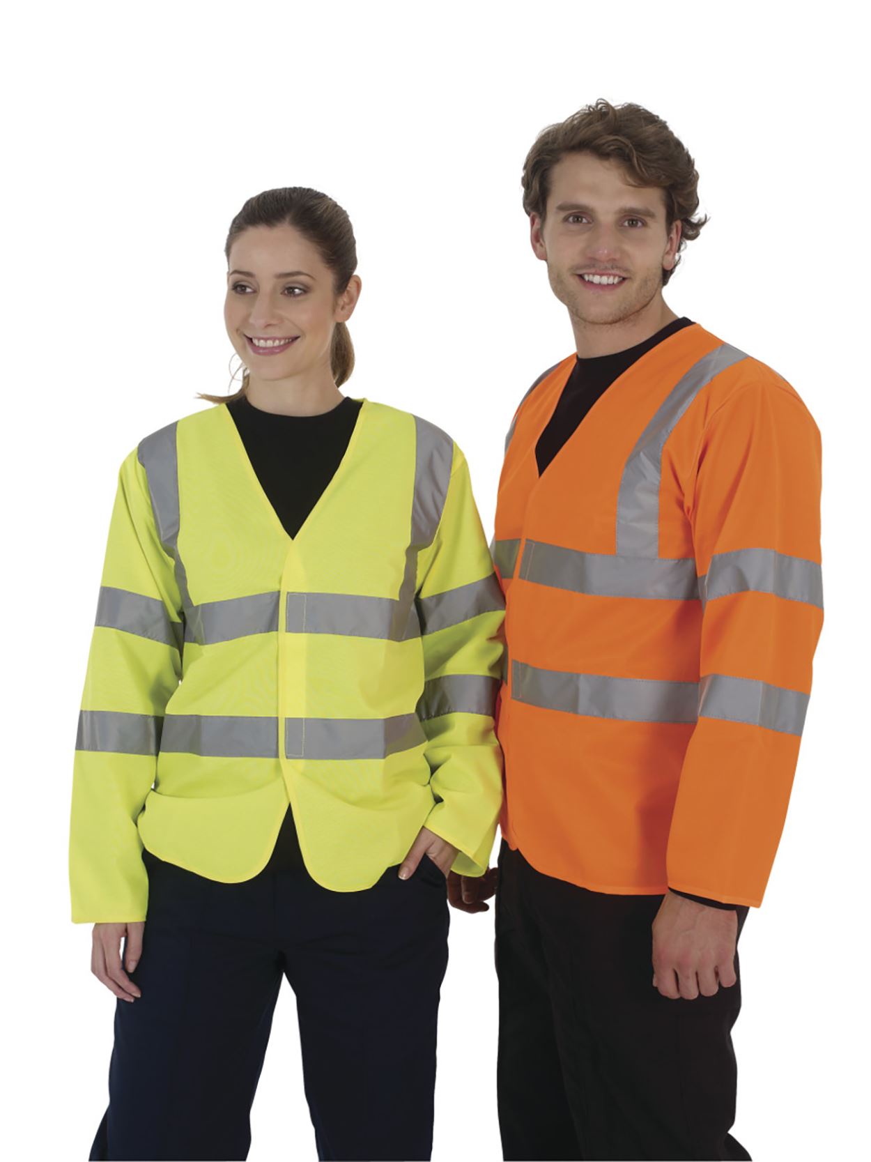 HVJ200 Hi Vis Long Sleeve Waistcoat image 2