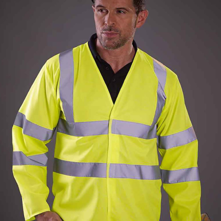 HVJ200 Hi Vis Long Sleeve Waistcoat image 1