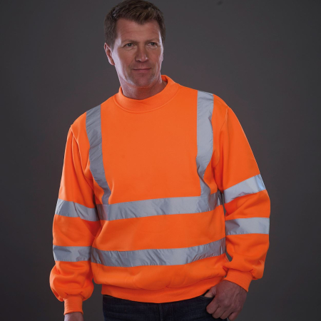 HVJ510 Hi Vis Heavyweight Sweatshirt image 1