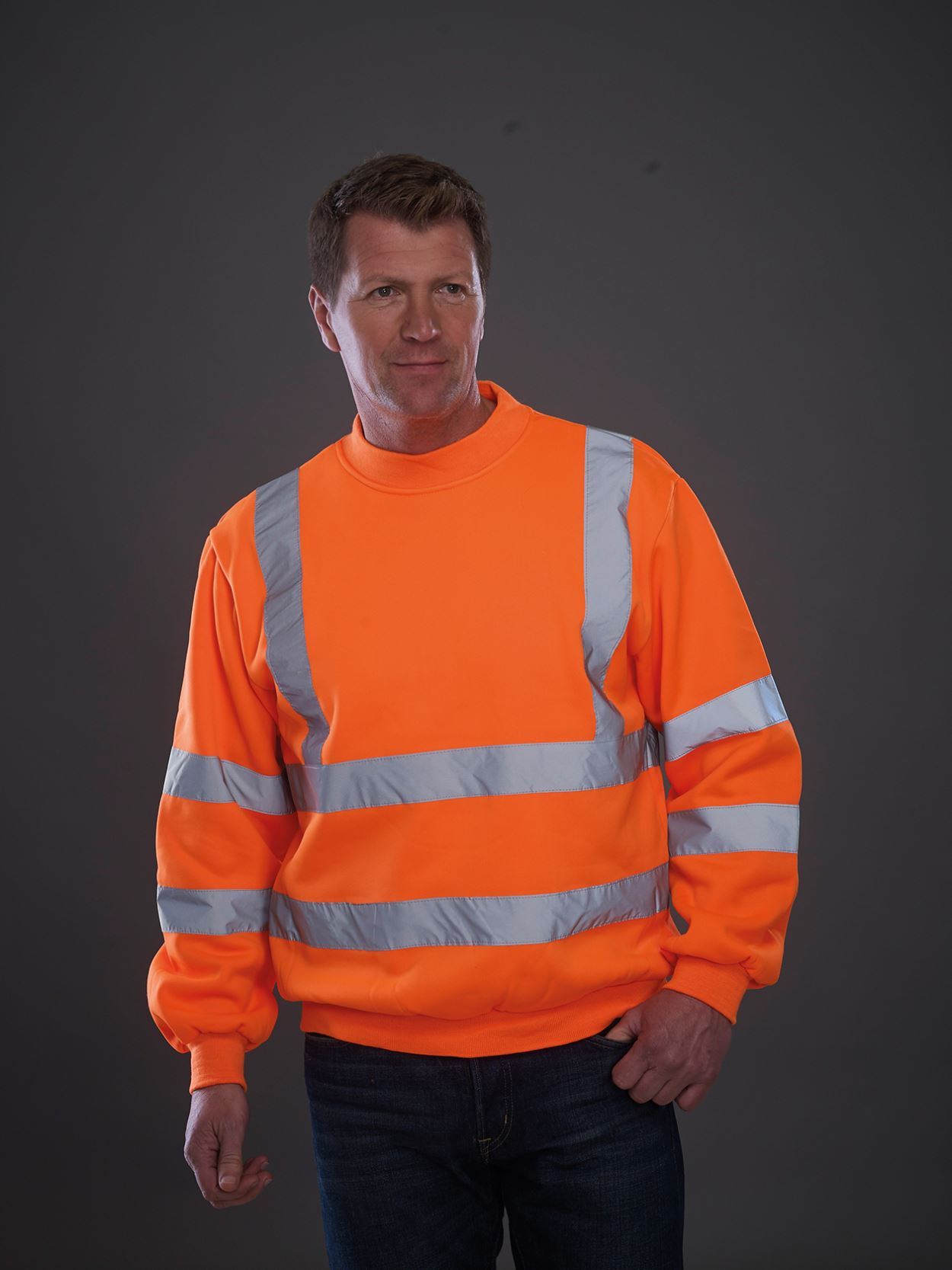 HVJ510 Hi Vis Heavyweight Sweatshirt image 1