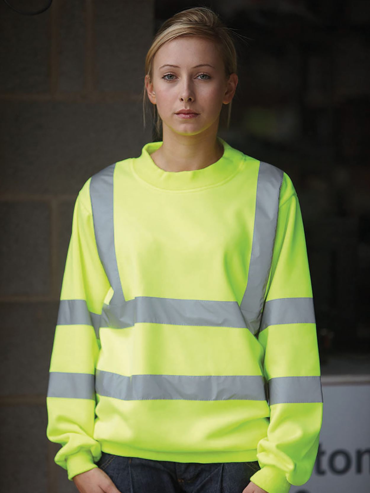 HVJ510 Hi Vis Heavyweight Sweatshirt image 3