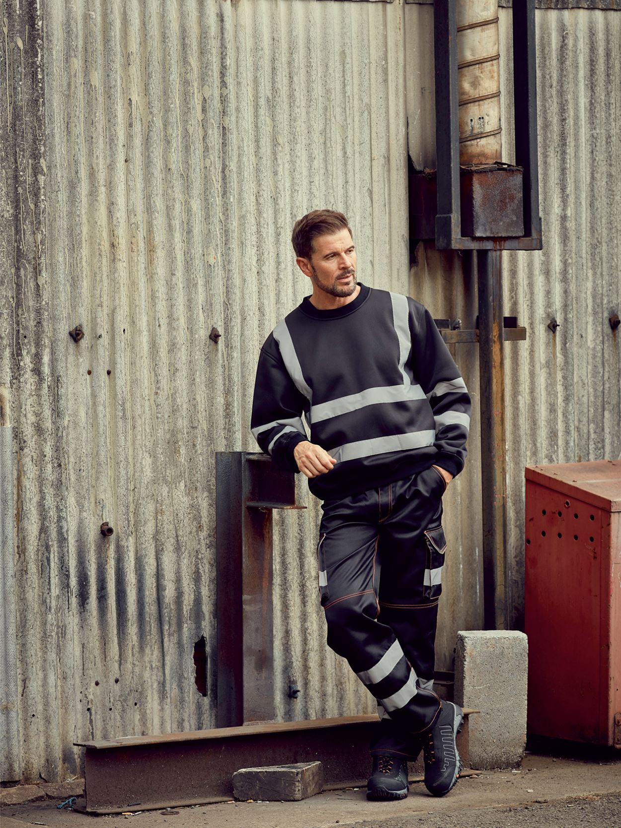 HVJ510 Hi Vis Heavyweight Sweatshirt image 2