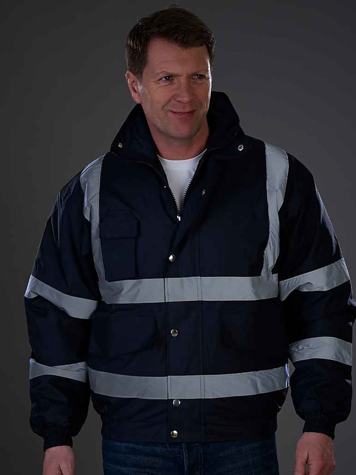 HVP211 Hi Vis Bomber Jacket image 3